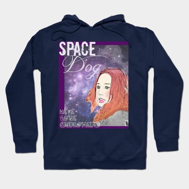 Space Dog Hoodie by RabbitWithFangs